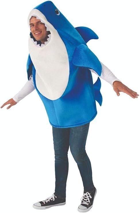 Baby Shark Daddy Shark Adult Costume with Sound Chip | Amazon (US)