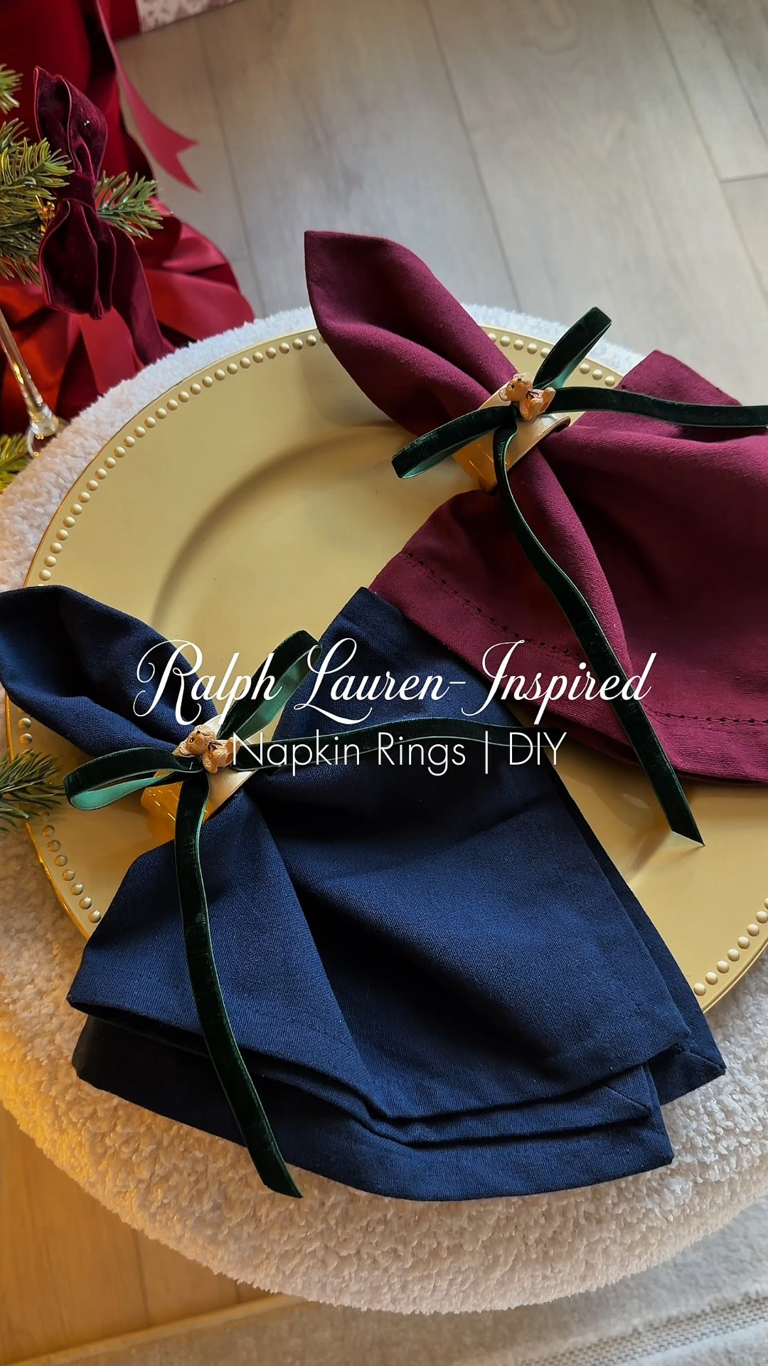 Ralph Lauren–Inspired Napkin Rings | DIY

Creating a timeless table with simple details 🤎
These DIY napkin rings are inspired by the classic Ralph Lauren aesthetic — neutral tones, natural textures, and effortless elegance.

Perfect for a cozy dinner, holiday hosting, or everyday table styling.
Luxury doesn’t have to be expensive ✨

Save this idea for your next table setting 🤍
