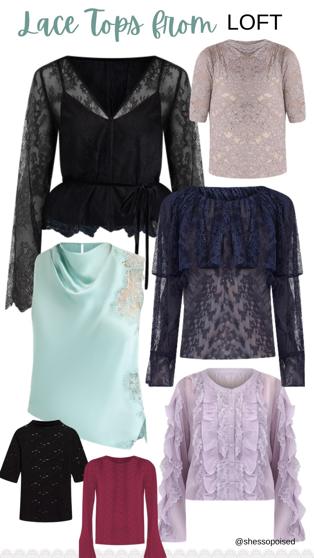 Tops with lace trim and lace details are perfect to wear for Valentine’s Day  

#LTKValentine #LTKSaleAlert