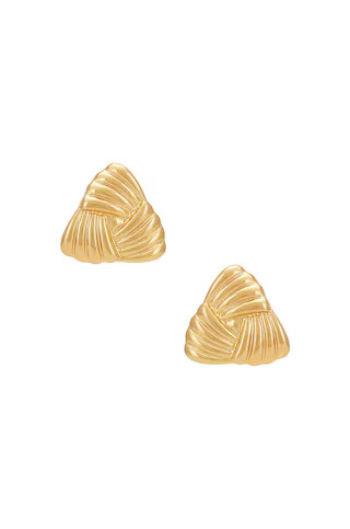 Tri Earrings in Gold | Revolve Clothing (Global)