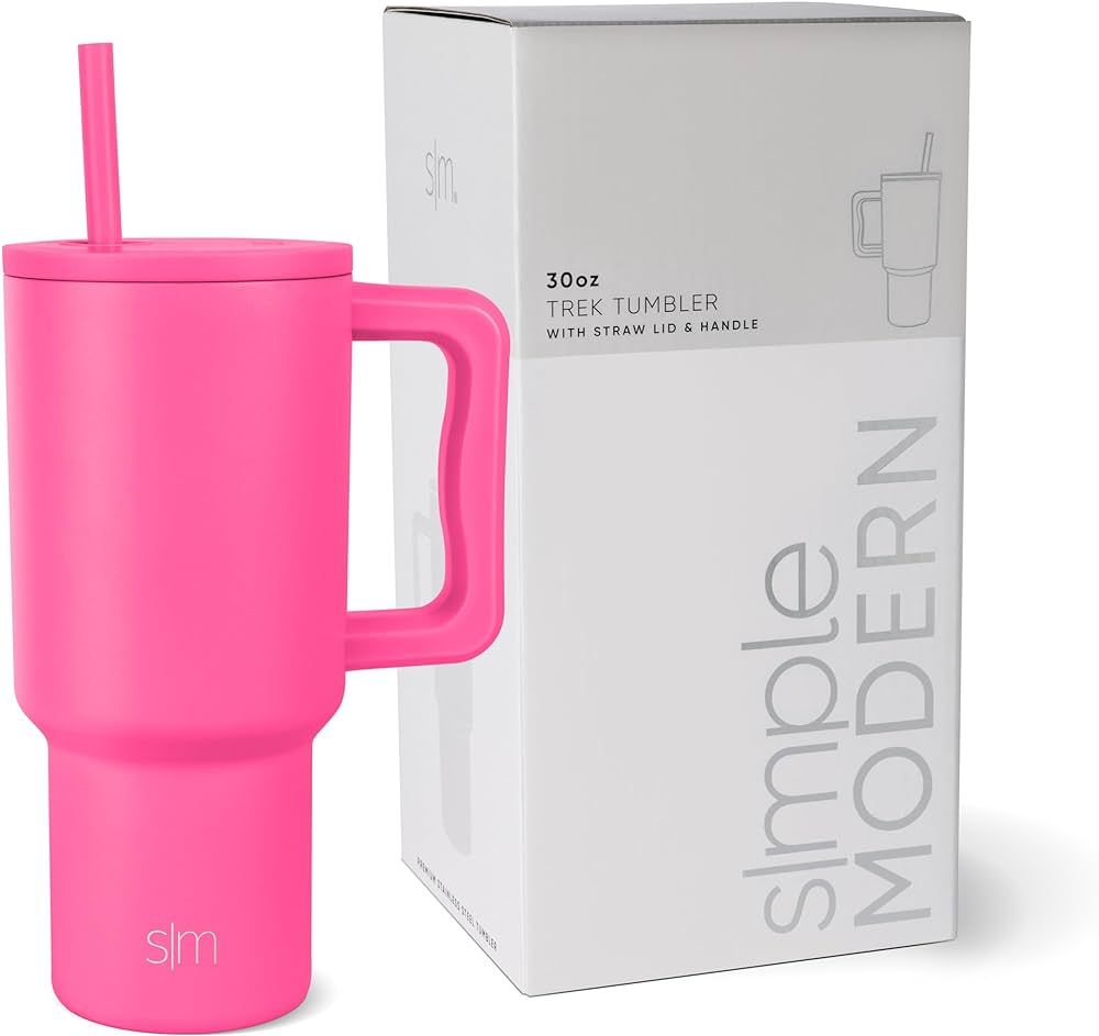 Simple Modern 30 oz Tumbler with Handle and Straw Lid | Insulated Cup Reusable Stainless Steel Wa... | Amazon (US)