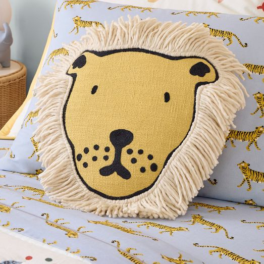 Lion Face Pillow | West Elm (US)
