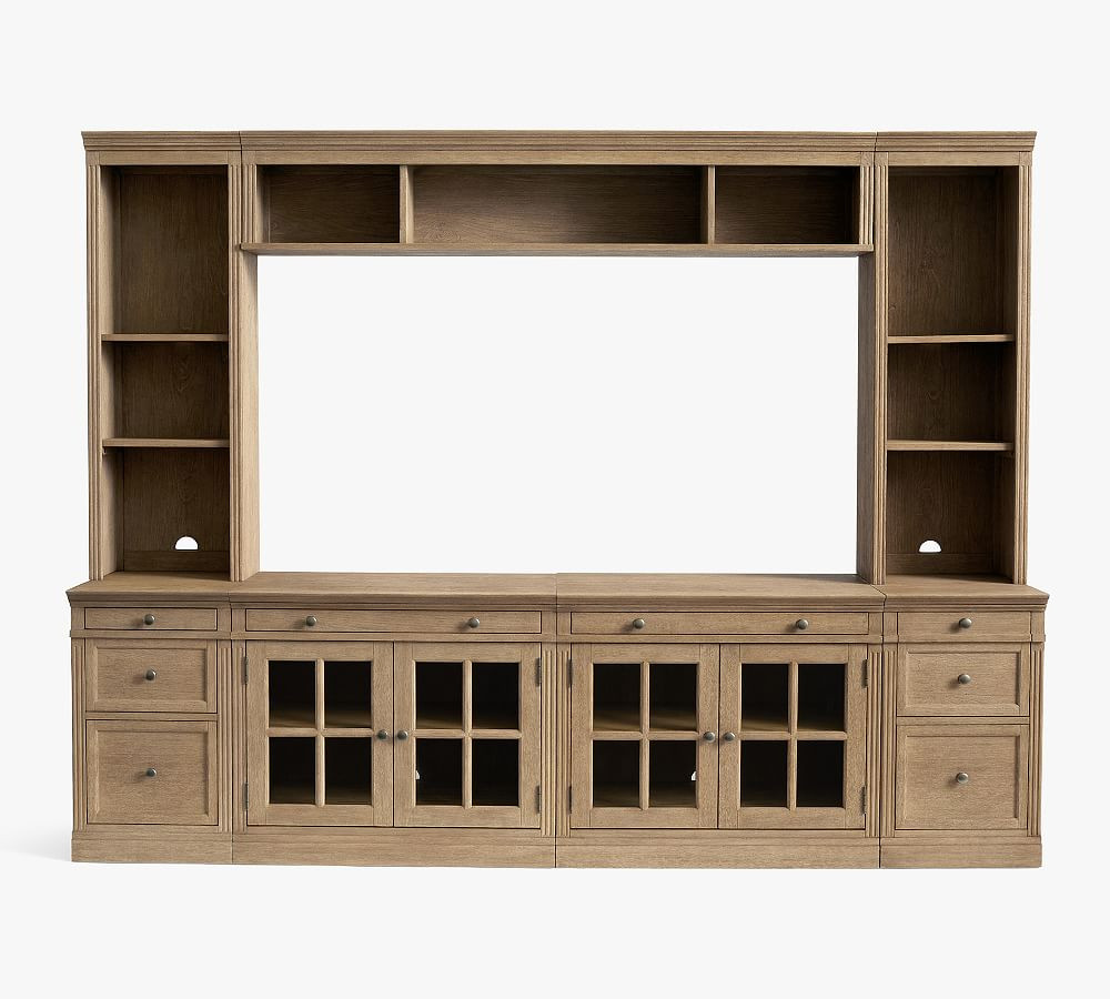 Livingston 7-Piece Entertainment Center | Pottery Barn (US)