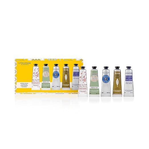 L'Occitane 5-Piece Classic Hand Cream Set: Gift the Best Moisturizing Hand Creams Including Almon... | Amazon (US)