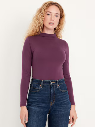 Bestee Mock-Neck T-Shirt | Old Navy (US)