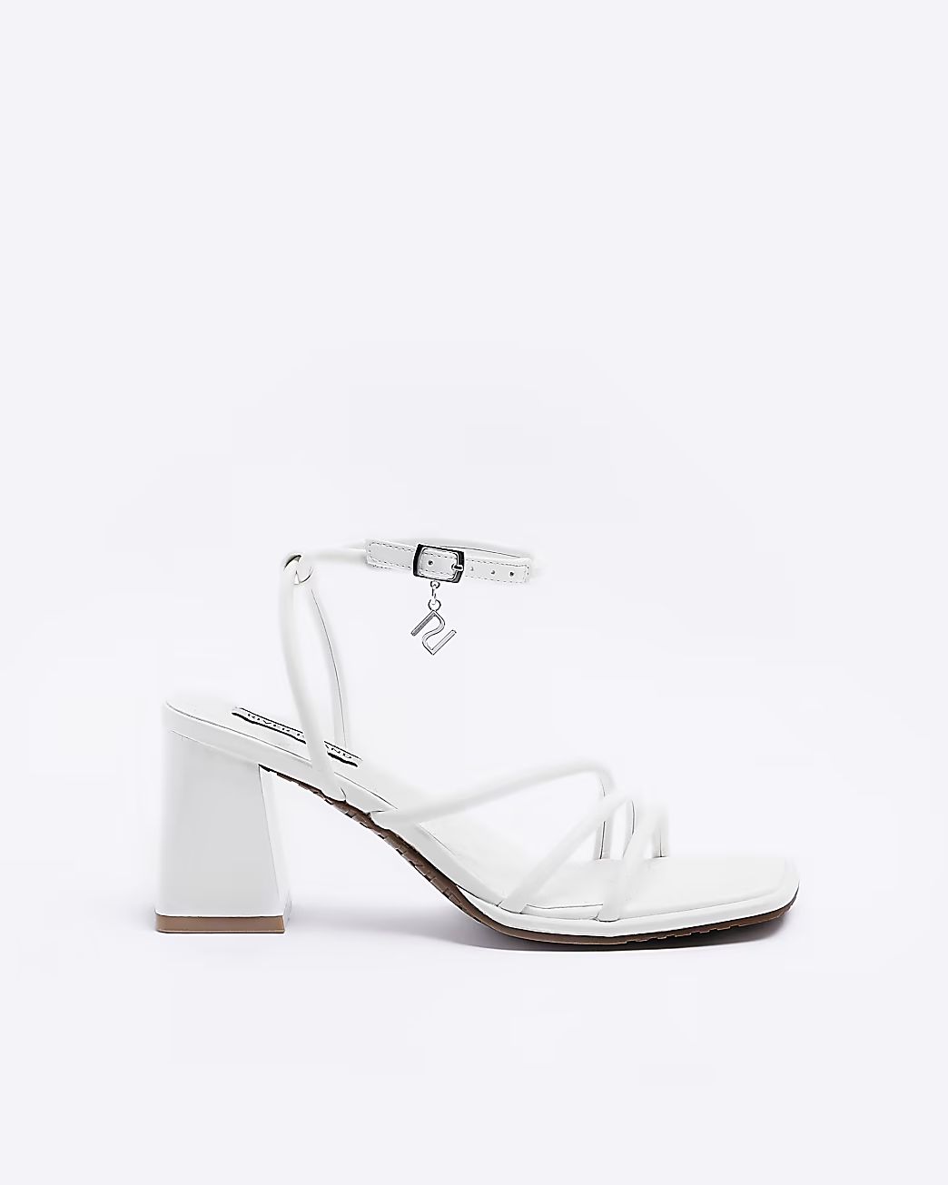 White strappy heeled sandals | River Island (UK & IE)