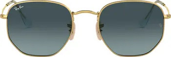 54mm Gradient Hexagonal Sunglasses | Nordstrom