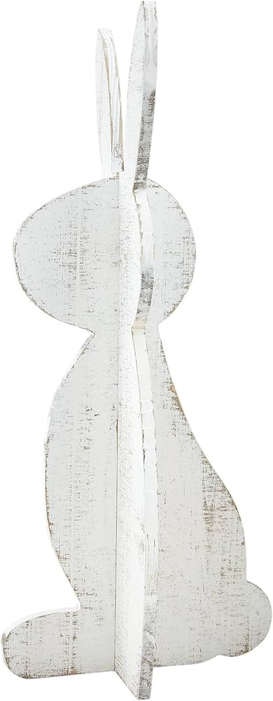 Mud Pie Bunny Stand Sitter, Large; 22" x 9.64" | Amazon (US)