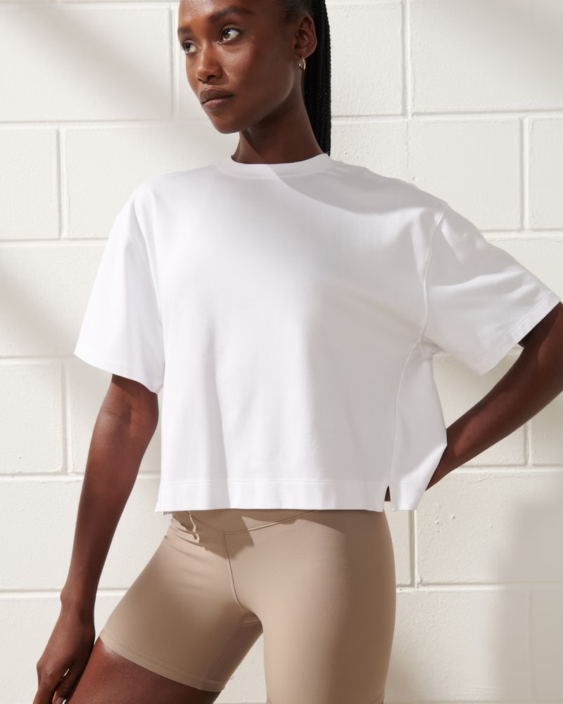 YPB Active Cotton-Blend Easy Tee | Abercrombie & Fitch (US)