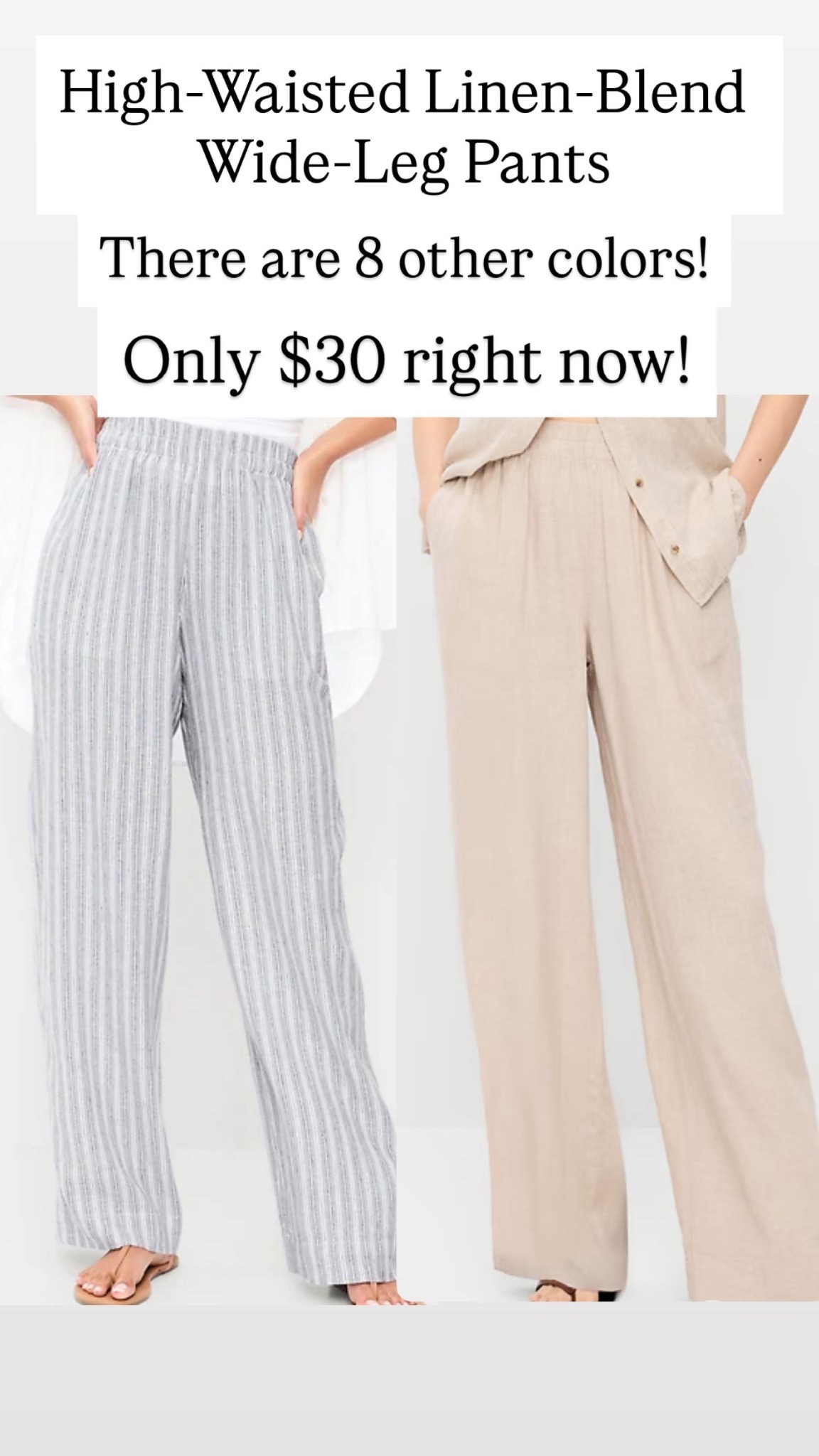 High waisted linen pants for the spring and summer. These are the absolute best!

#LTKSaleAlert