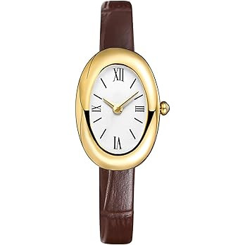 MASTOP Bracelet Watch for Women - Elegant 24mm Oval Dial Bangle Watch - Gold Jewelry Style Quartz... | Amazon (US)