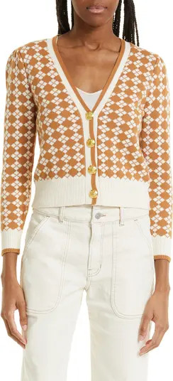 Adaire Argyle Cotton Cardigan | Nordstrom