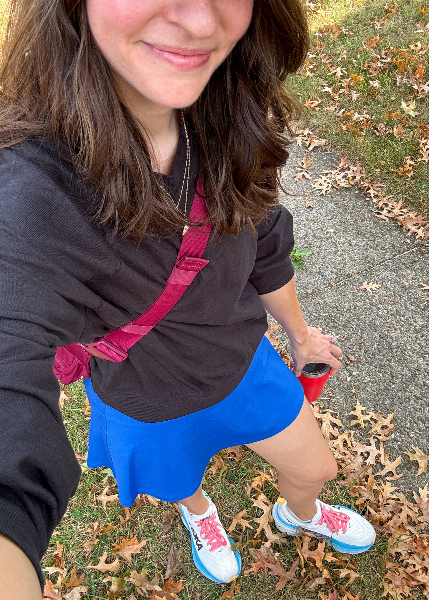 Soccer mom uniform: tennis skirt, long sleeve tee or sweatshirt, sneakers, & a belt bag (+ coffee in my Yeti) ⚽️🥅☕️

#LTKFitness #LTKSeasonal #LTKActive