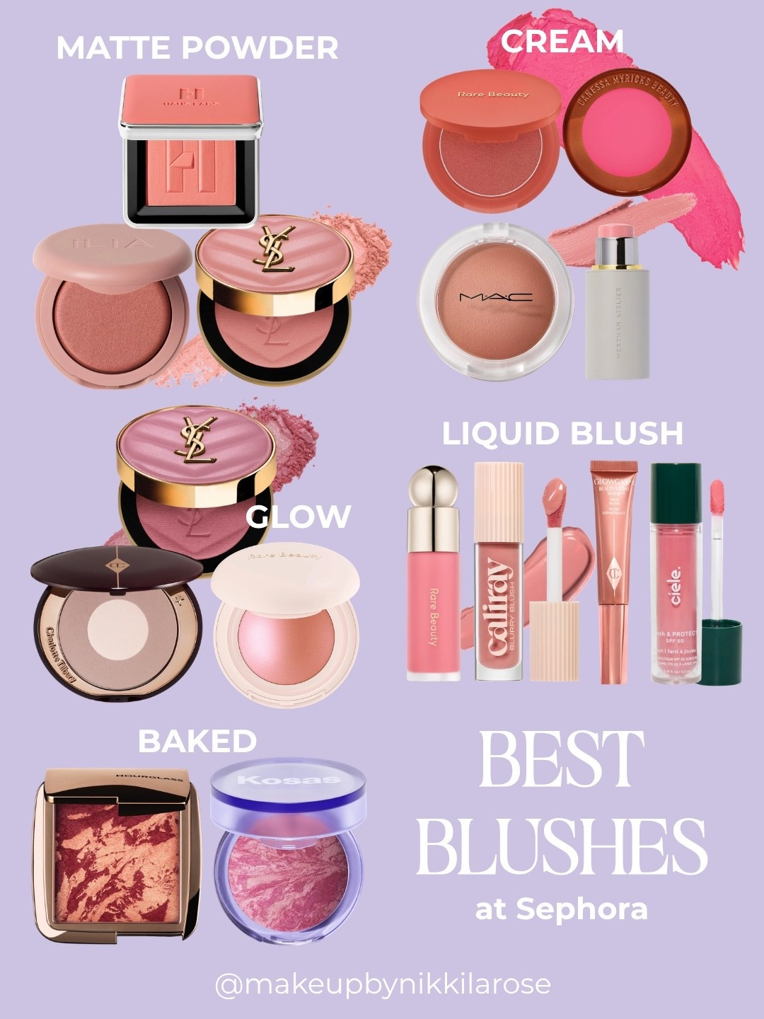 You can shop all these Pro artist approved blushes @Sephora now and save April 10th-20th during the spring savings event! 
#sephorapartner #sephora #sephorahaul #sephorasavingsevent 