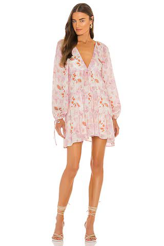 House of Harlow 1960 x REVOLVE Fleura Mini Dress in Watercolor Floral from Revolve.com | Revolve Clothing (Global)