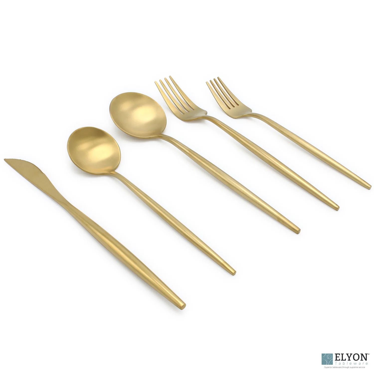 Elyon Tableware Elyon Lea 20-Piece Colored 18/10 Stainless Steel Flatware Set & Reviews | Wayfair | Wayfair North America