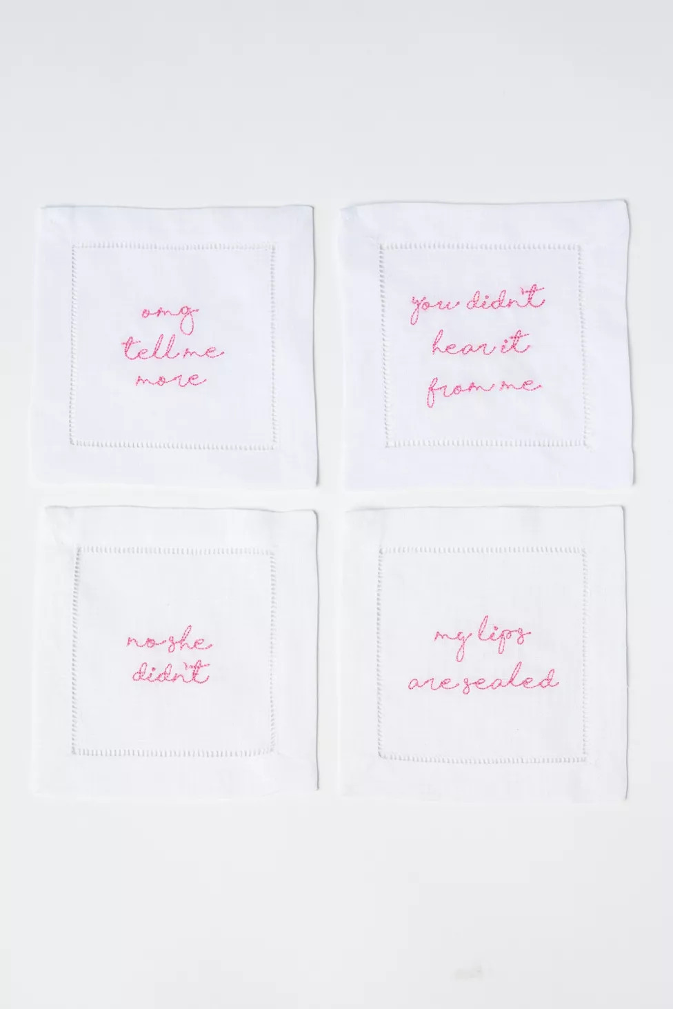 No Reservations Southern Gossip Cocktail Napkin Set | Urban Outfitters (US and RoW)