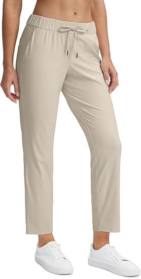 Seamaid Women's Golf Pants with Pockets 7/8 Stretch Travel Ankle Pants for Casual Athletic | Amazon (US)