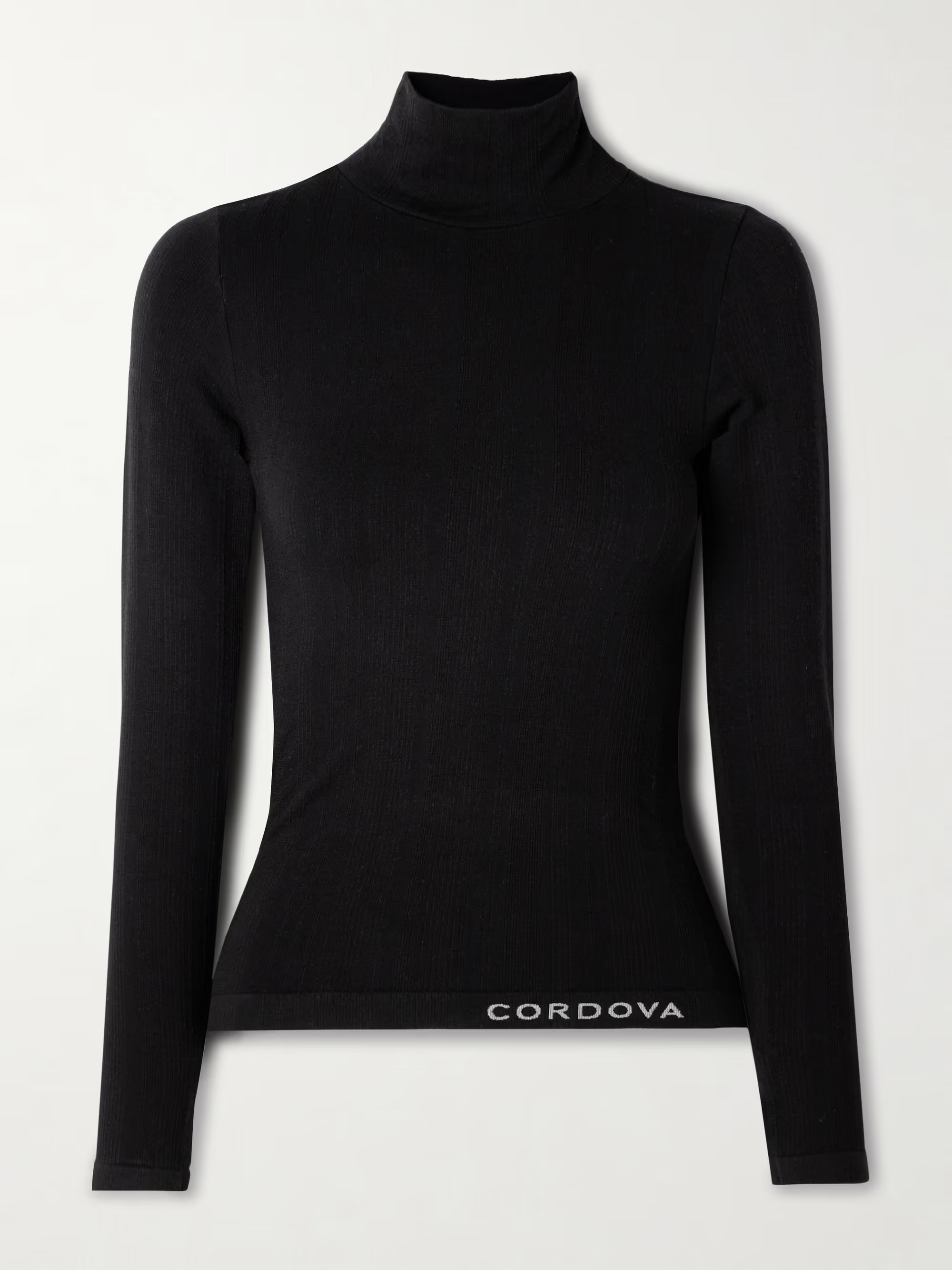 Sol ribbed stretch-jersey turtleneck top | NET-A-PORTER (US)