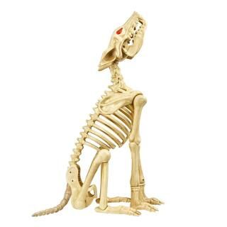 Home Accents Holiday 2.5 ft Animated Skeleton Wolf with LED Eyes 21PA30050 - The Home Depot | The Home Depot