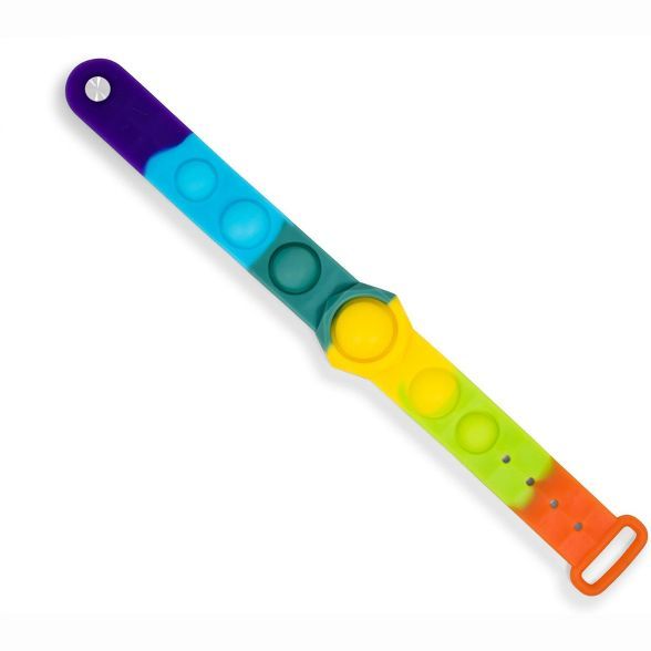 BOB Gift Push Pop Fidget Toy 6-Button Bracelet | Rainbow | Target