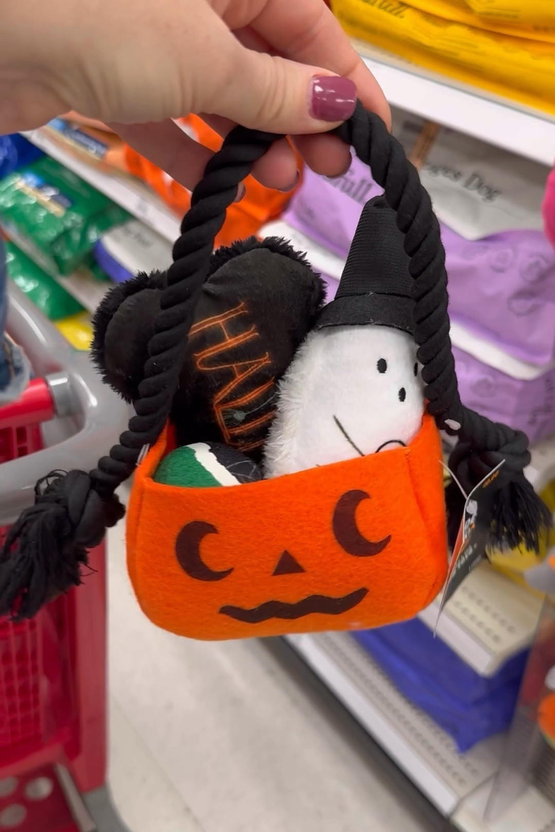 Halloween Toy for dogs! Puppy, pet, animal, boo basket, pumpkin, chew toy, pull rope, ghost, rope toy
#dogtoy #halloweentoy #chewtoy #boobasket

#LTKHome #LTKSeasonal #LTKHalloween