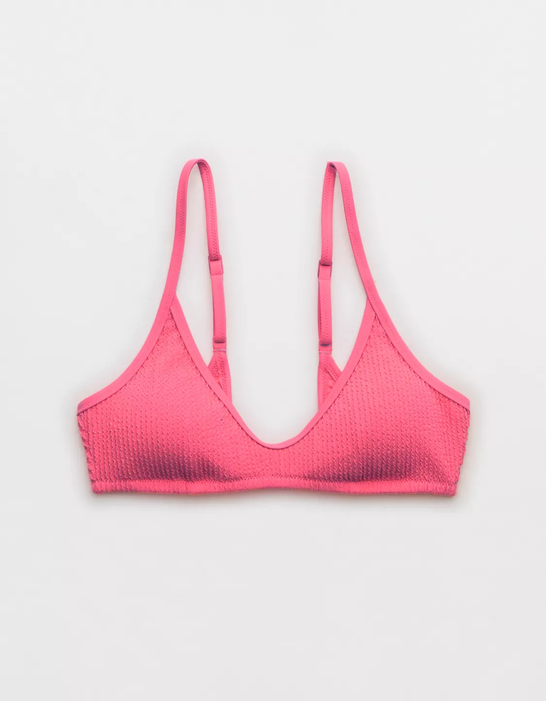 Aerie Crinkle Voop Binding Bikini Top | American Eagle Outfitters (US & CA)