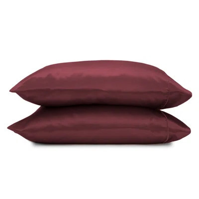 Martex Elegance Satin Silk Pillowcases Set Of 2 Hotel Quality - Super Soft & Breathable | Wayfair North America