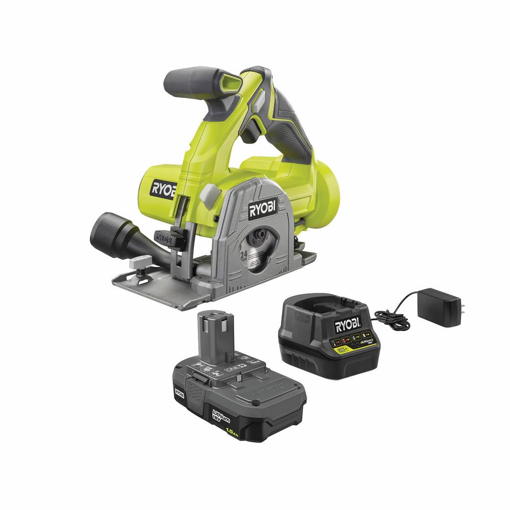 RYOBI ONE+ 18V Cordless Multi-Material Saw Kit with (1) 1.5 Ah Battery and Charger | The Home Depot