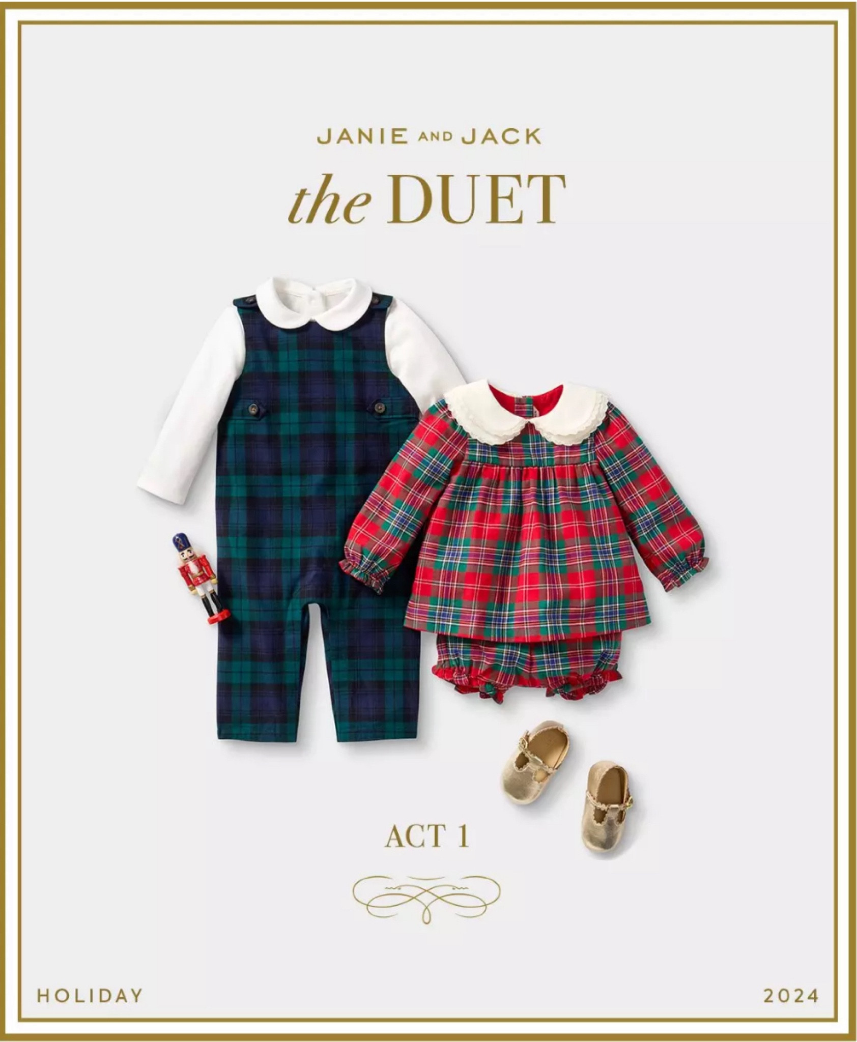 ✨Janie and Jack The Holiday Premiere Baby Sizes 0-24M✨

Our soft cotton set is the perfect match for first holiday moments and family memories. Detailed with allover tartan, a ruffled collar and a bow at the back.

Whether it's his/hers first holiday or a family moment to remember, Janie and Jack Holiday Collection will make a statement in your Holiday Party and Christmas Cards!


Winter Outfit
Holiday outfit 
Christmas outfits 
Kids birthday gift guide
Children Christmas gift guide 
Christmas gift ideas
Boy gift ideas
Christmas present
Nursery
Nursery decor 
Baby shower gift
Baby registry
Sale alert
New item alert
Baby hat
Baby shoes
Baby dress
Baby Santa hat
Newborn gift
Baby outfit
Christmas party outfits 
Baby keepsakes 
First Christmas outfits
Baby headband 
Girl Christmas outfits 
Boy Christmas outfits
Girl dresses
Winter coat
Winter dress
Holiday dress
Christmas dress
Girls purse
Bow purse
Plaid Bow Headband
Plaid Puff Sleeve Dress
Bow flat
Merry and bright 
Merry Christmas 
White Christmas 
Christmas family photo session outfits 
Christmas card outfits
Holiday card outfits 
Photo session outfit inspo
Santa’s list
Gift guide for her
Gift guide for boys
Gifts for her
Wedding guest dress

#LTKGifts #LTKCyberweek
#LTKGiftGuide #LTKstyletip #LTKwedding #LTKfamily #LTKbump #LTKshoecrush #LTKHoliday
#liketkit #LTKFindsUnder50 #LTKFindsUnder100 #LTKItBag #LTKSaleAlert #LTKSeasonal

#LTKBaby #LTKKids #LTKParties