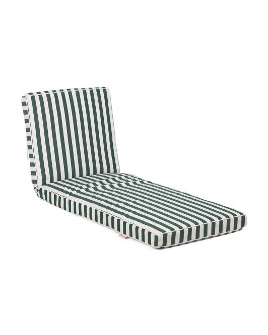 Made In Usa 24.5x68 Outdoor Striped Lounger Cushion | TJ Maxx