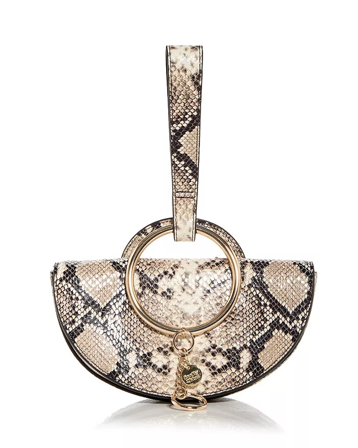 Mara Snake Embossed Leather Wristlet | Bloomingdale's (US)