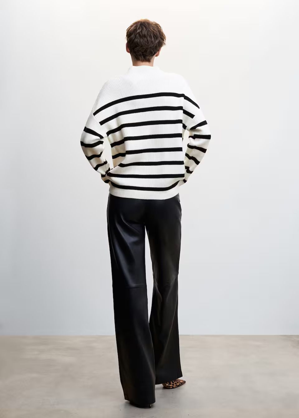 Striped rib sweater -  Women | Mango USA | MANGO (US)