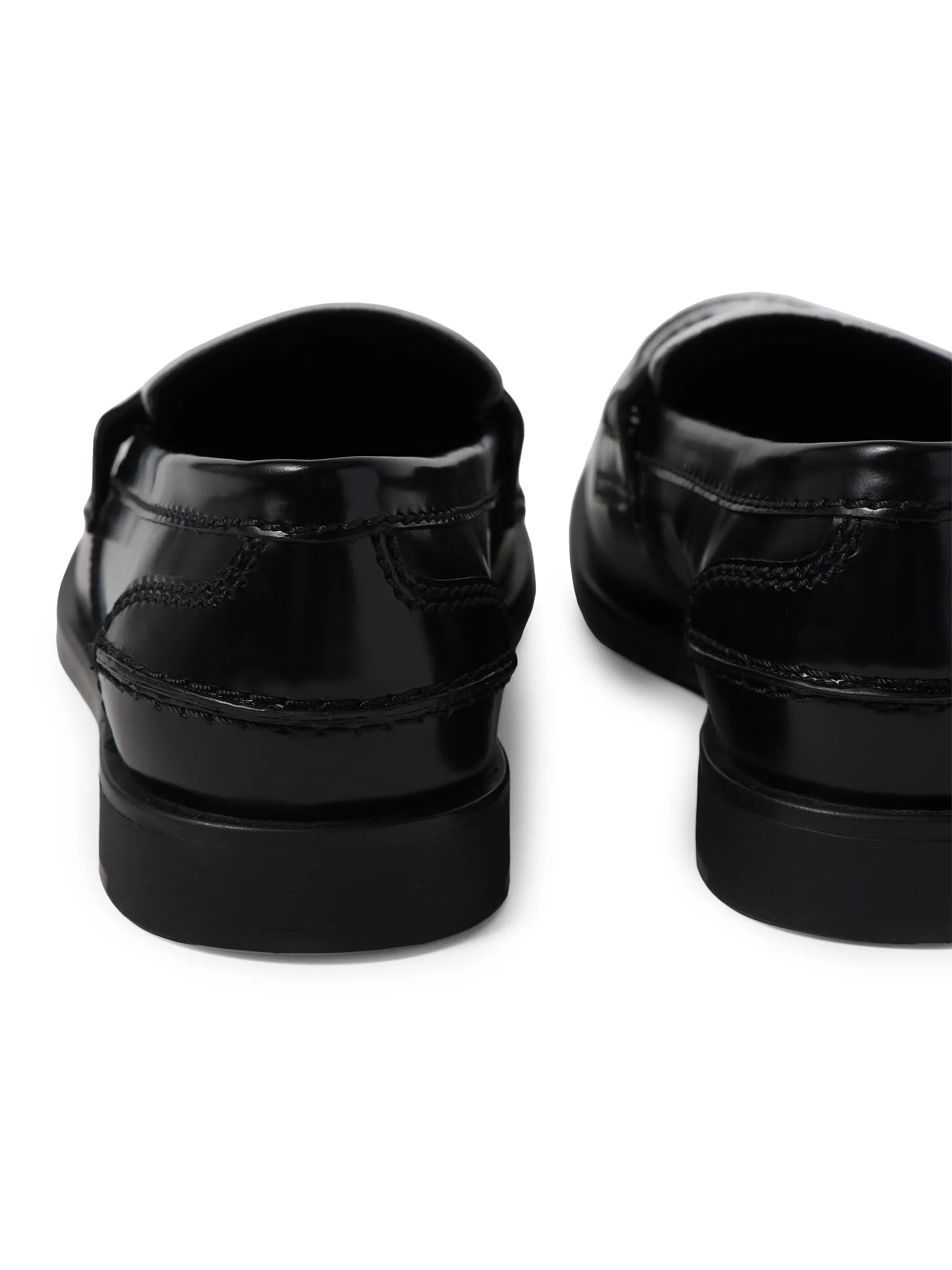 Miu Miu Leather Penny Loafers | Saks Fifth Avenue | Saks Fifth Avenue