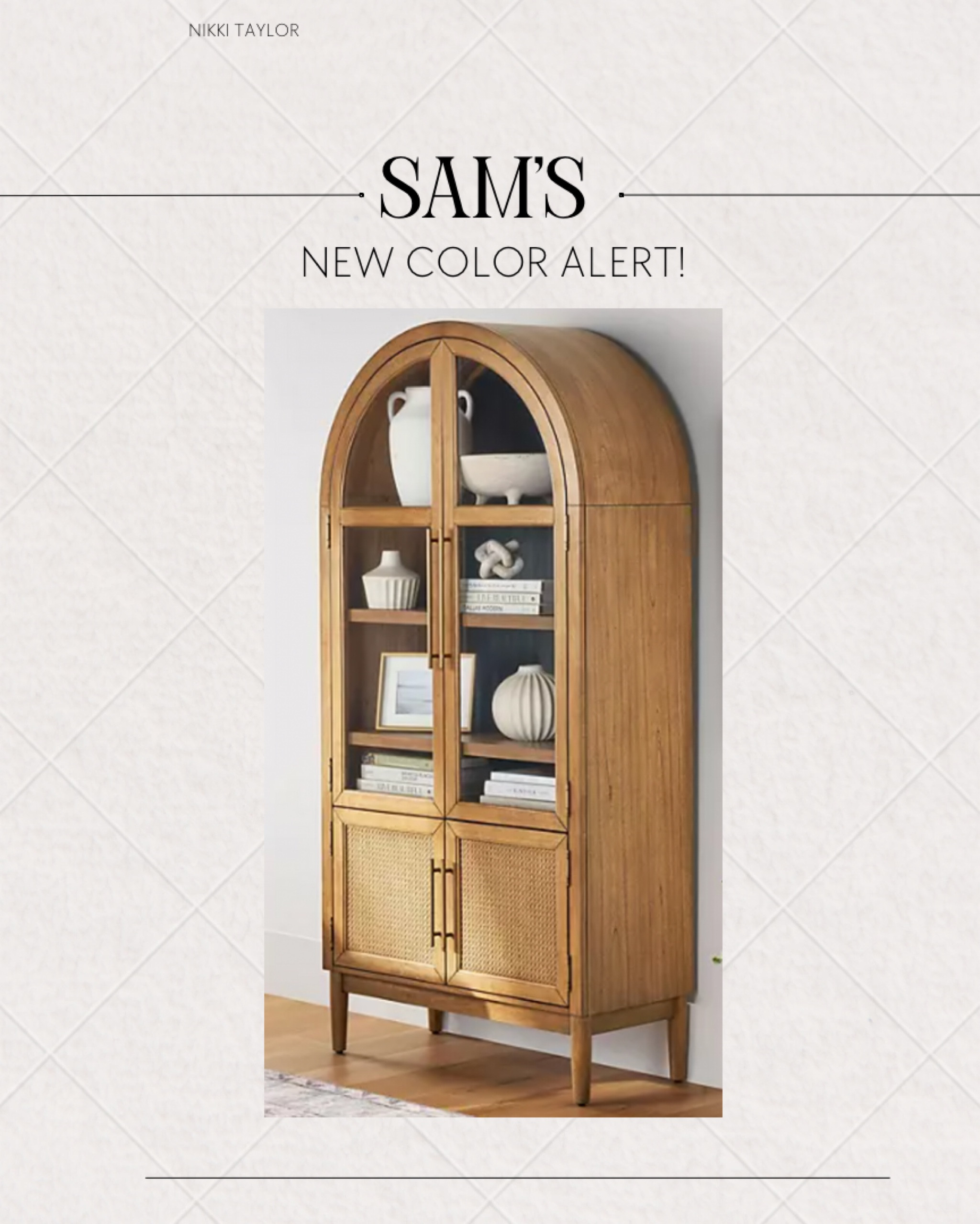 The viral Enzo Storage Cabinet now comes in a new color! #furniture #enzostoragecabinet #samsclub #furniture #rattan #cabinet #homefinds

#LTKHome