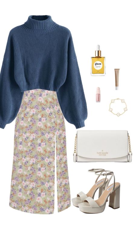 Neutrals Outfit, Business Casual Outfit, Neutrals Fashion, Spring Outfit, Spring Fashion, Modest Outfits, Modest Fashion, Minimalist Fashion, 2024 Outfit Inspo, aesthetic outfits, Mob Wife Aesthetic, Coquette Aesthetic, Soft Feminine outfit, Lazy Day outfit, Midi Skirt Outfit, Sweater and Midi Skirt, Kate Spade Pursee

#LTKSpringSale #LTKstyletip #LTKmidsize