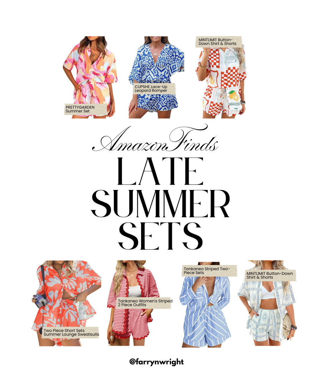 Summer ease, but make it bold.

I’ve rounded up my favorite two-piece lounge sets and rompers that are giving end of summer vibes, breathable, beachy, and made for movement! 

Shop the full collection in my LTK and walk into the rest of summer styled and free. 

Tap to shop now & save your faves! 

 

#LTKSwim #LTKSeasonal #LTKParties