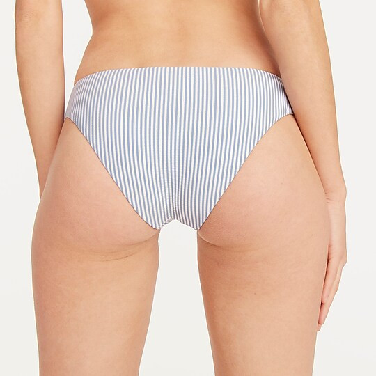 Hipster bikini bottom in seersucker | J. Crew US