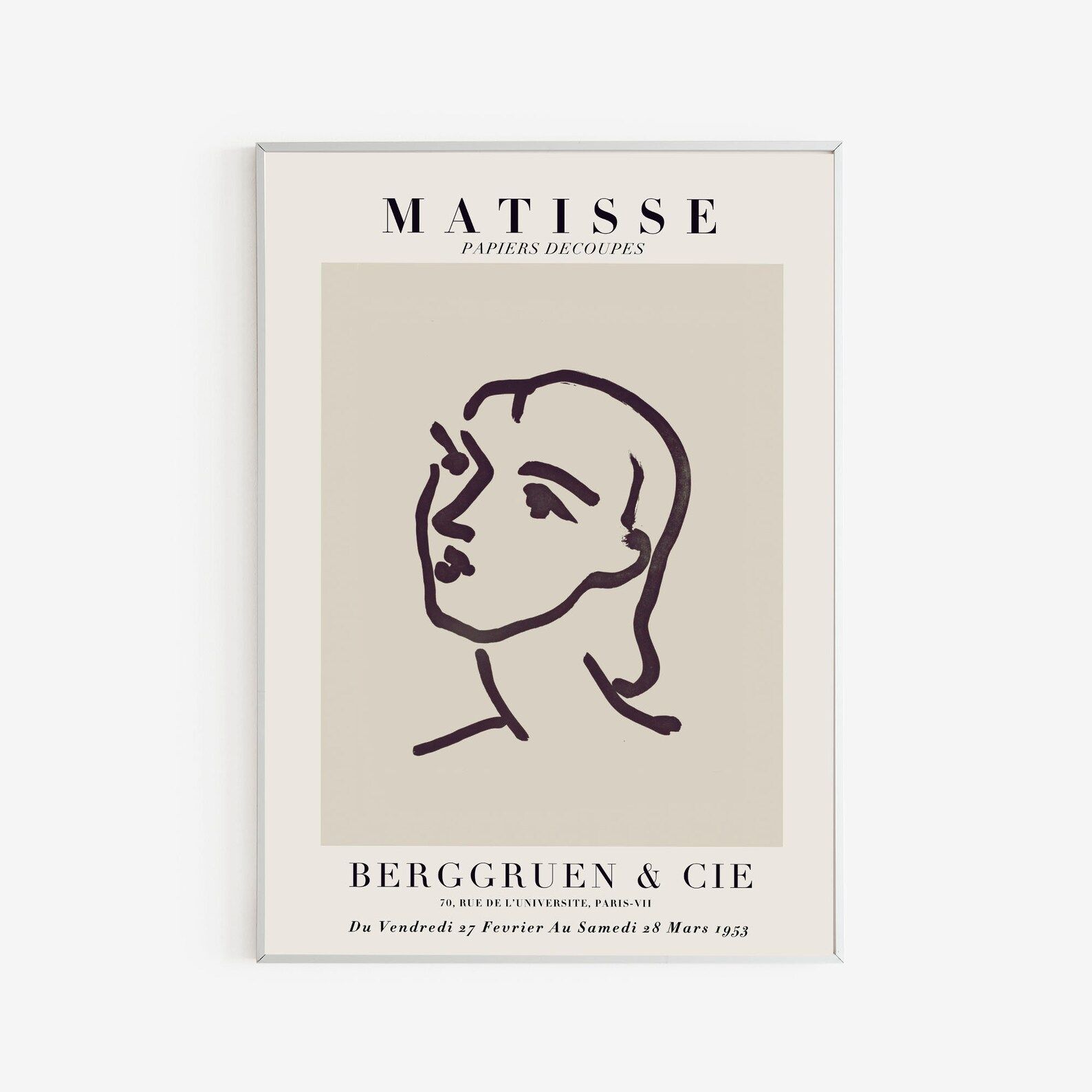 Matisse Woman Sketch  Neutral  Black  Printable Wall Art | Etsy | Etsy ROW