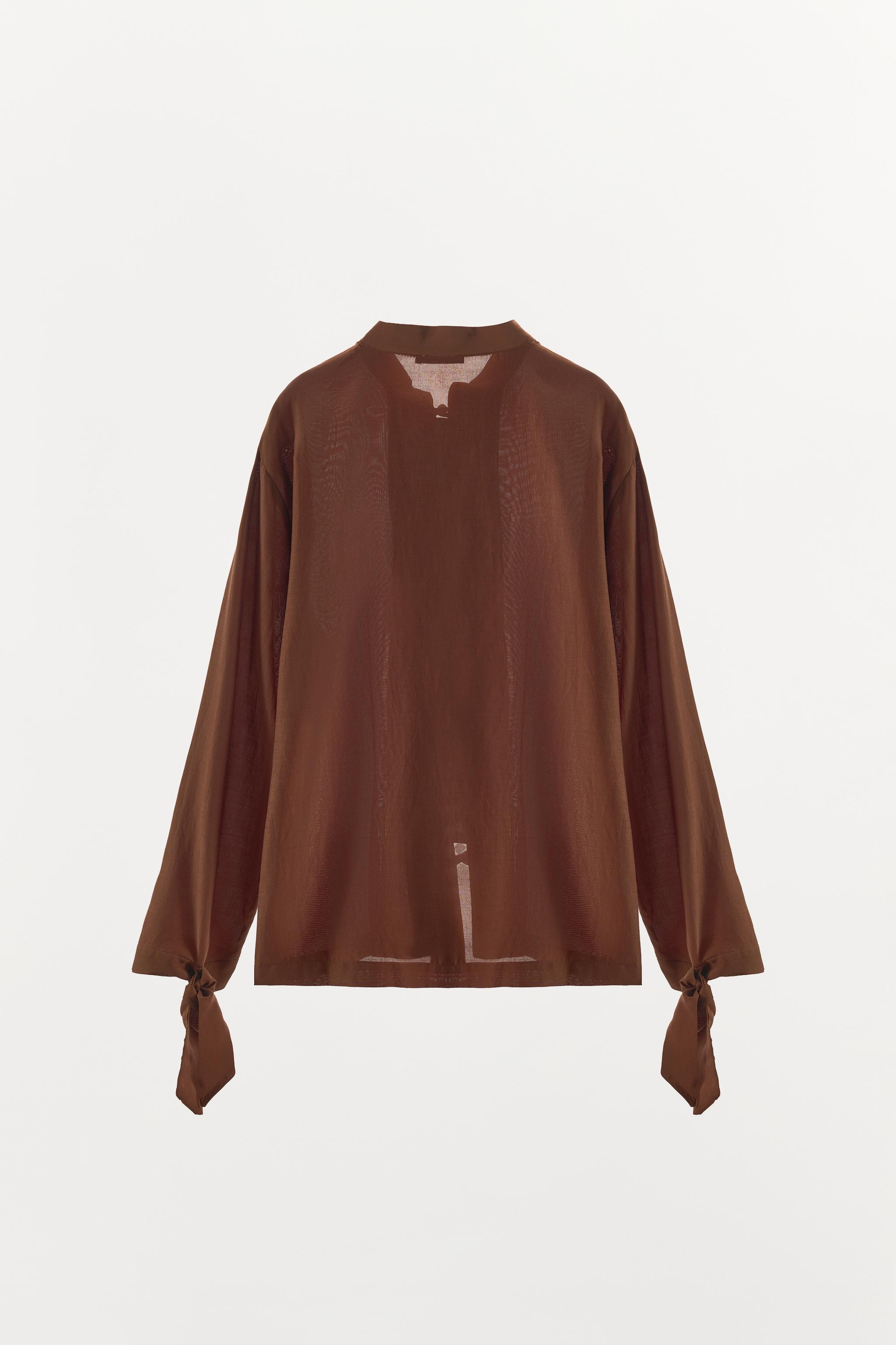 VISCOSE BLEND SHIRT WITH FROG FASTENINGS | Zara UK
