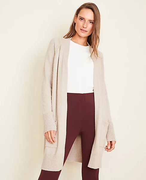 Pointelle Open Cardigan | Ann Taylor (US)