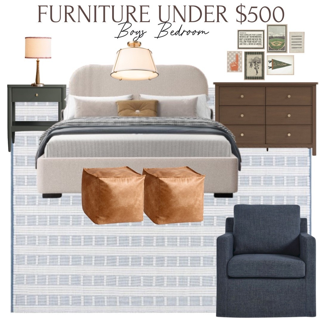 A classic, sporty boys bedroom using all furniture finds under $500 ⚾️🧢

#LTKSaleAlert #LTKKids #LTKHome