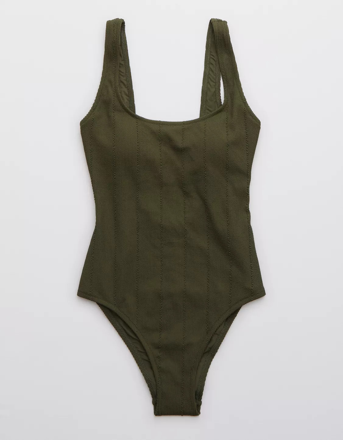 Aerie Crinkle Scoop One Piece Swimsuit | American Eagle Outfitters (US & CA)