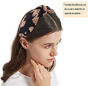 Paisley Knotted Headbands for Women, BEGOOD Headbands for Women Leopard Print Headband Wide Knot ... | Amazon (US)
