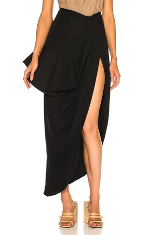 JACQUEMUS Sol Skirt in Black | FWRD 