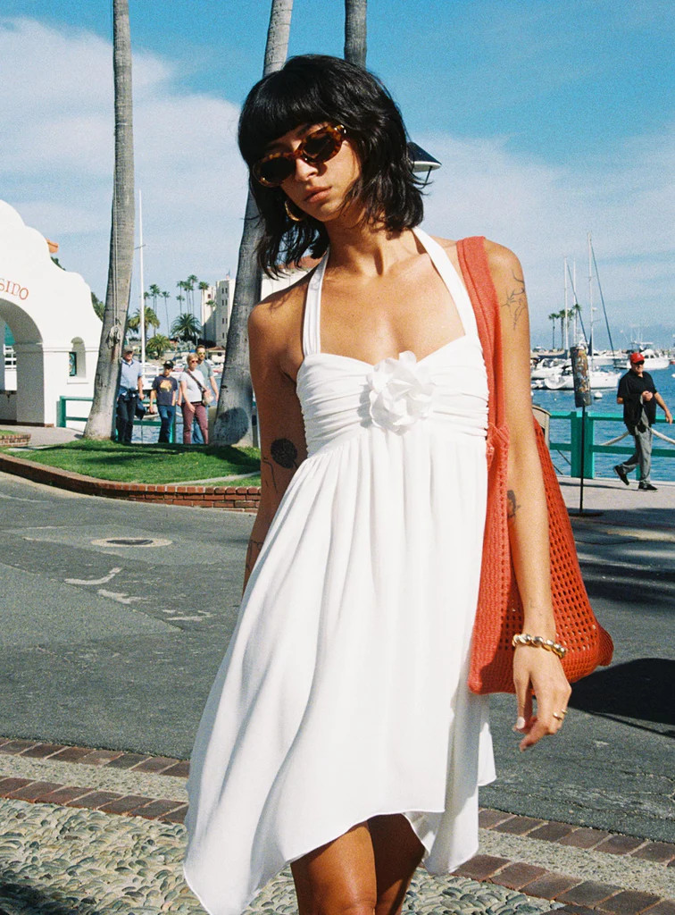 Rossly Mini Dress White | Princess Polly US