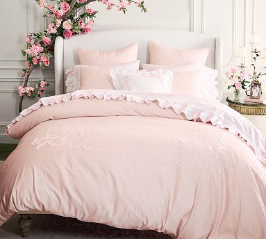 LoveShackFancy Rococo Bow Duvet | Pottery Barn (US)