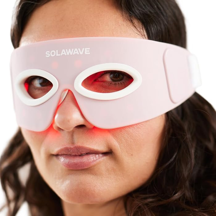 Solawave Red Light Eye Mask - LED with Amber, Red, Deep Red & Near-Infrared | Amazon (US)