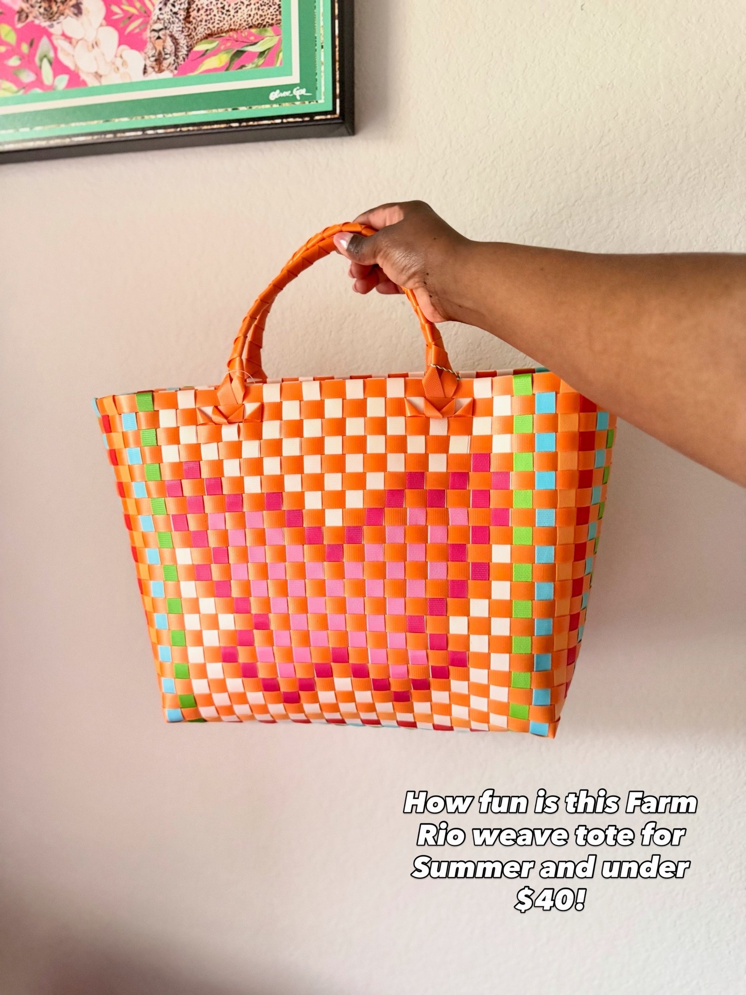 Farm Rio woven tote bag for Summer

#LTKgrwm #LTKTravel #LTKmomlife
