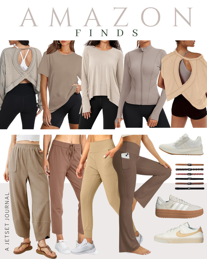 Check out these Amazon athleisure finds for your chill workouts or cute street style vibes. This open-back top and baggy wide-leg pants are getting all the love from everyone! For sure, you can't go wrong with Nike Women’s Court Legacy Shoes and adidas VL Court Bold sneakers. Total faves! No questions, just vibes!

#LTKSeasonal #LTKSaleAlert #LTKTravel 

 